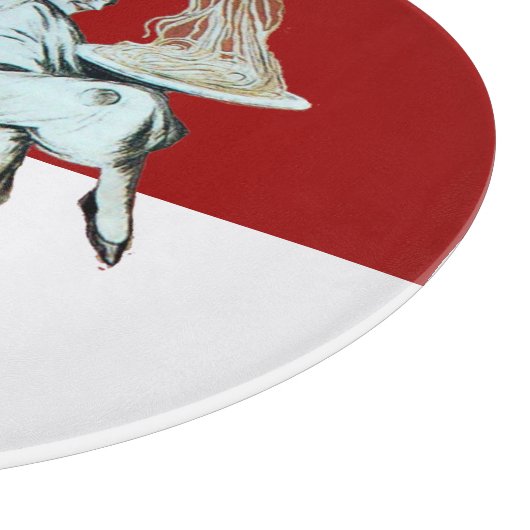 SPAGHETTI PARTY ITALIENISCHE KÜCHE, RESTAURANT Rot Schneidebrett (Ecke)