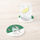 SPAGHETTI PARTY, ITALIENISCHE KÜCHE, rot-weiß Untersetzer (Seite)