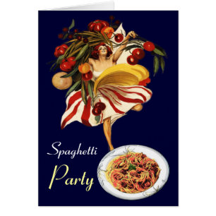 SPAGHETTI-PARTY-TANZ, ITALIENISCHE KÜCHE UND TOMAT