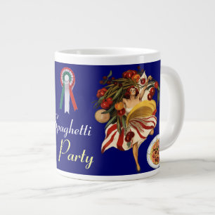 SPAGHETTI-PARTY-TANZ, ITALIENISCHE KÜCHE UND TOMAT Jumbo-Tasse