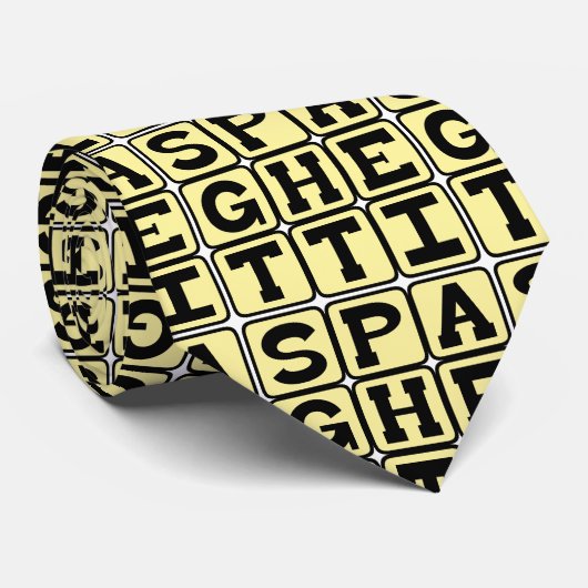 Spaghetti, Pasta Friend of the Meatball Krawatte (Gerollt)