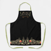 Spaghetti Pasta Italienische Küche personalisiert Schürze (Vorderseite)