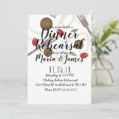 Spaghetti Pasta Italienisches Abendessen Utensitie Ankündigung (Stehend Vorderseite)