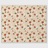 Spaghetti Pasta Italienisches Essen mit Tomate Geschenkpapier (Flach)