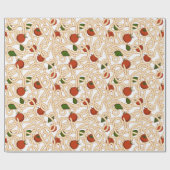 Spaghetti Pasta Italienisches Essen mit Tomate Geschenkpapier (Flach)