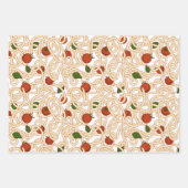 Spaghetti Pasta Italienisches Essen mit Tomate Geschenkpapier Set (Vorderseite 2)