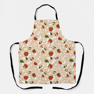 Spaghetti Pasta Italienisches Essen mit Tomate Schürze