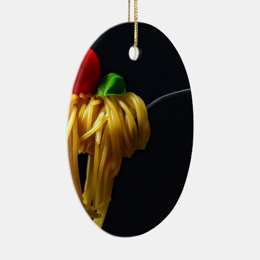 Spaghetti Pasta Keramik Ornament (Rechts)