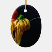 Spaghetti Pasta Keramik Ornament (Vorne)