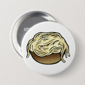 Spaghetti Pasta Noodle Food Button (Vorne & Hinten)