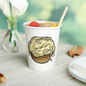 Spaghetti Pasta Noodle Food Pappbecher