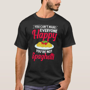 Spaghetti-Pasta-Nudeln-Soßen-Rezepte-Italienisch-F T-Shirt