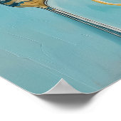 Spaghetti Pasta on Fork Poster (Ecke)