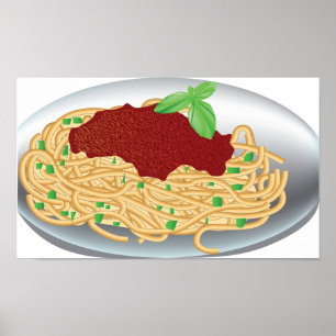 Spaghetti-Plakat Poster