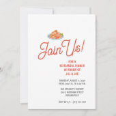 Spaghetti Probe Dinner Einladung (Vorderseite)