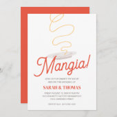 Spaghetti Probe Dinner Einladung (Vorne/Hinten)