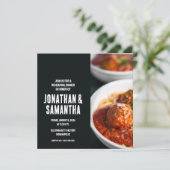 Spaghetti Probe Dinner Einladung (Stehend Vorderseite)