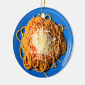 Spaghetti Pun Christmas Keramik Ornament (Links)
