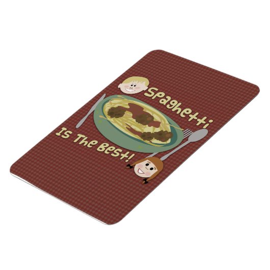 Spaghetti Sie sind die besten Magnet (Linke Seite)