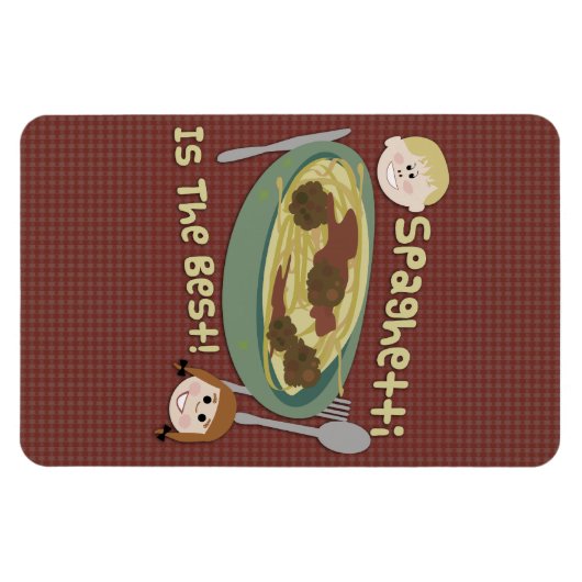 Spaghetti Sie sind die besten Magnet (Horizontal)