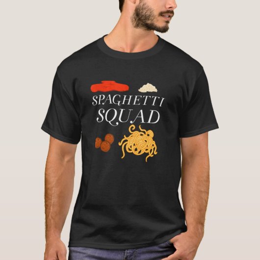 Spaghetti Squad Pasta T-Shirt (Vorderseite)