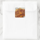 Spaghetti Square Sticker (Tasche)