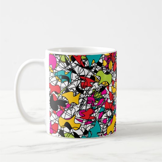 Spaghetti Tangle Kaffeetasse (Links)