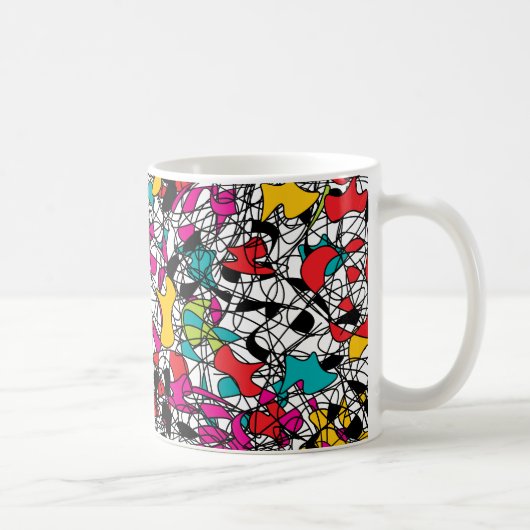 Spaghetti Tangle Kaffeetasse (Rechts)