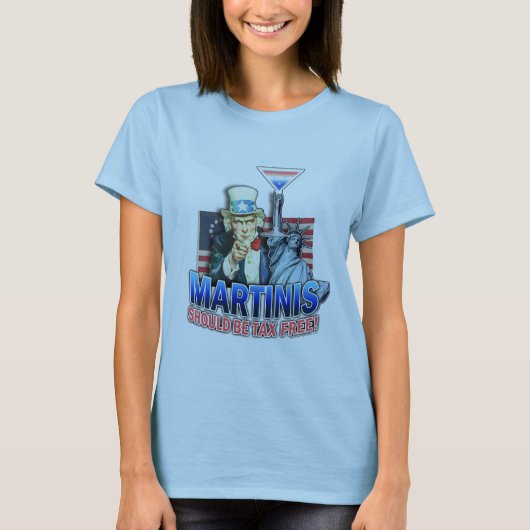 Spaghetti Tank Top T - Shirt - Martinis sollte ta (Vorderseite)