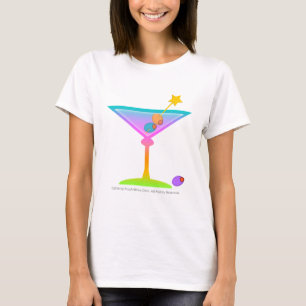 Spaghetti Tank Top T - Shirt - Rainbow Martini