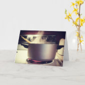 "Spaghetti Time" Get Well Card Karte (Gelbe Blume)