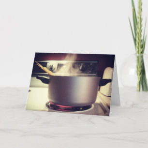 "Spaghetti Time" Get Well Card Karte