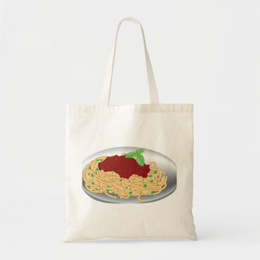 Spaghetti-Tote-Tasche Tragetasche (Vorne)