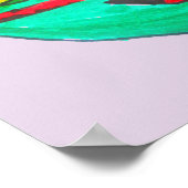 Spaghetti und Fleischbällchen Cartoon Art Poster (Ecke)