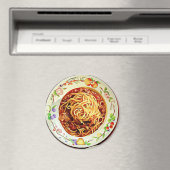 Spaghetti und Meatballs Food Kühlschrank Magnet (In Situ (Geschirrspüler))