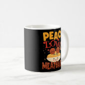 Spaghetti und Meatballs Liebe Meatballs Kaffeetasse (VorderseiteRechts)