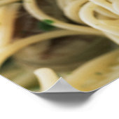 Spaghetti Vongole Bianco Poster (Ecke)