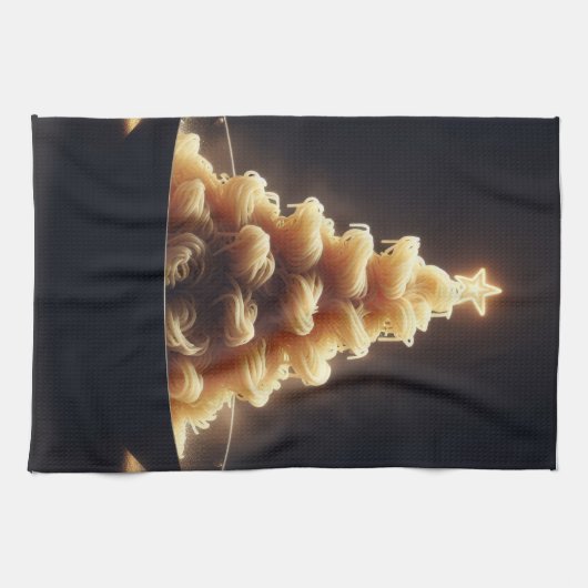 Spaghetti Wonderland Geschirrtuch (Horizontal)