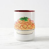 Spaghetti Zweifarbige Tasse (Mittel)