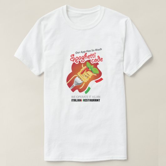Spaghetticode T-Shirt (Design vorne)