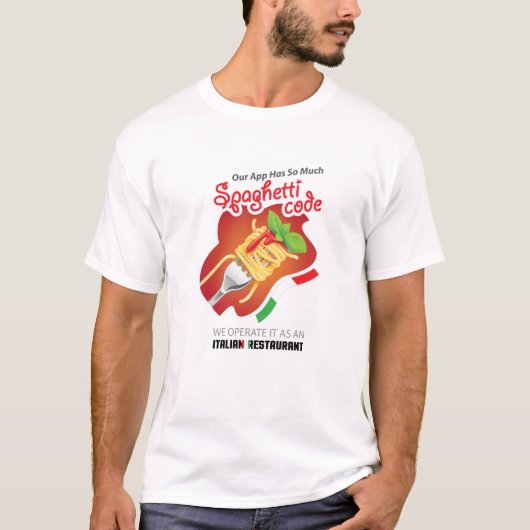 Spaghetticode T-Shirt (Vorderseite)