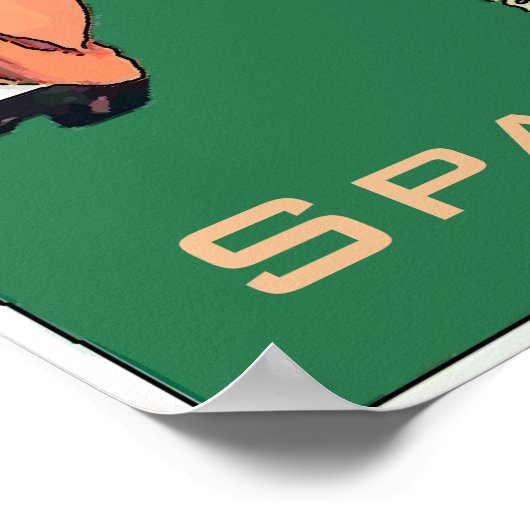 Spaghettini Pasta Man and Machine, bearbeiten Text Poster (Ecke)