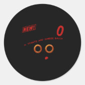 Spaghettios Runder Aufkleber (Vorderseite)