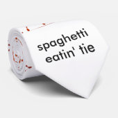 Spaghettis eatin Krawatte (Gerollt)