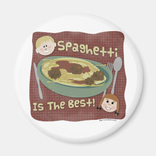 Spaghettis sind das Beste! Magnet