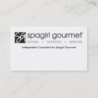Spagirl Feinschmecker-Visitenkarte Visitenkarte