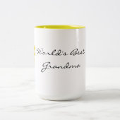 Spähen der besten die Großmutter-Tasse der Zweifarbige Tasse (Mittel)