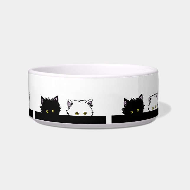 Spähen der Kätzchen Napf (Rechts)