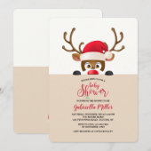 Spähen des Rens Einladung (Vorne/Hinten)