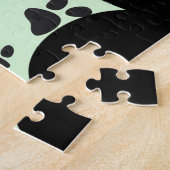 Spähende Katzen-Design-Puzzle Puzzle (Seite)